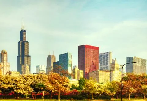 Downtown chicago Stock Photos