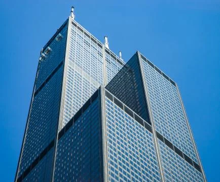 Downtown Chicago Skyscraper Stock Photos
