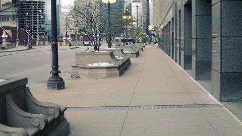 Downtown Chicago Two Stock Footage 128537644
