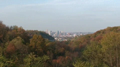 Downtown Cincinnati 스톡 동영상 581535