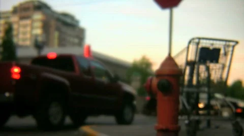 Downtown City Corner 스톡 동영상 511347