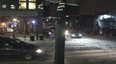 Downtown City Timelapse Stock Footage 34633231