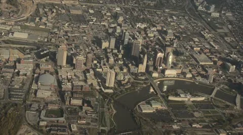 Downtown Columbus, Ohio Stock Footage 12338650