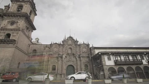 Downtown Cusco Peru Time Lapse Stock Footage 208953712