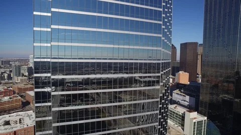 Downtown Dallas Skyscraper Aerial in 4K Stock Footage 79074853