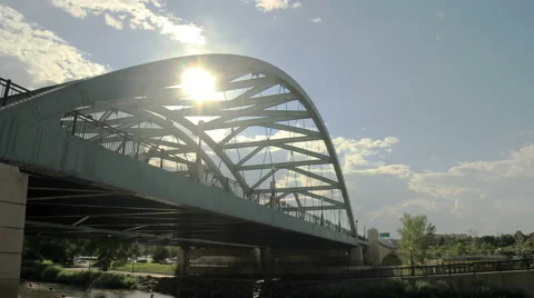 Downtown Denver Bridge (Timelapse) 스톡 동영상 41489887