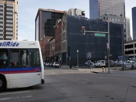 Downtown Denver Time Lapse Stock Footage 80266386