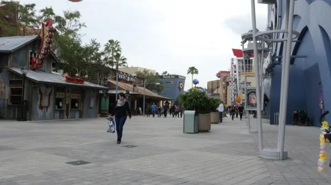 Downtown Disney Shops Florida Stock Footage 47689653