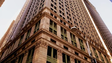 Downtown district Building 4k Video stock 112228532