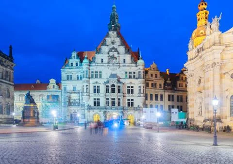 Downtown of Dresden, Germany Stock Photos