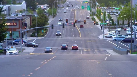 Downtown drive Video stock 80048741