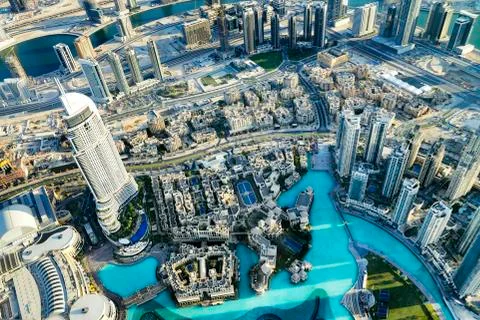 Downtown dubai Stock Photos