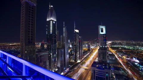 Downtown Dubai Timelapse Stock Footage 239503060