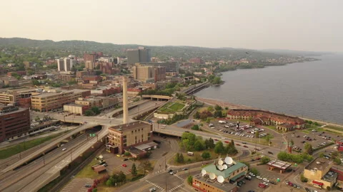 Downtown Duluth, Minnesota Stock Footage 246774653