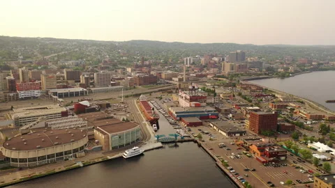 Downtown Duluth, Minnesota Stock Footage 246775071