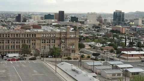 Downtown El Paso 스톡 동영상 249646491