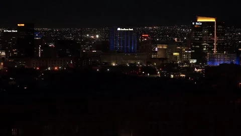 Downtown El Paso (Night) 2 스톡 동영상 249646479