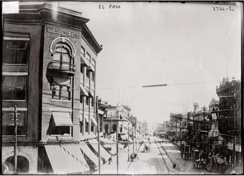 Downtown El Paso Foto stock