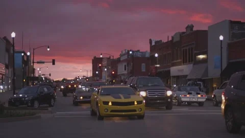 Downtown in The Evening 5 Stock Footage 169477998