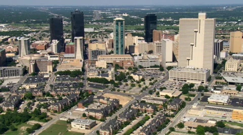 Downtown Ft. Worth, Texas. Shot in 2007. Stock Footage 59526830