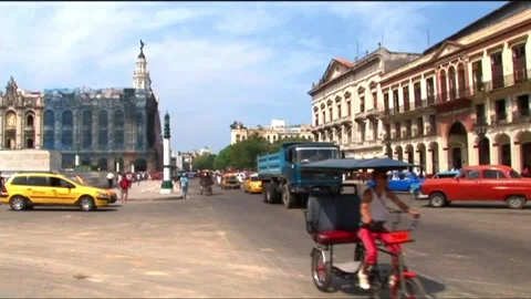 Downtown Havana Stock Footage 138046690