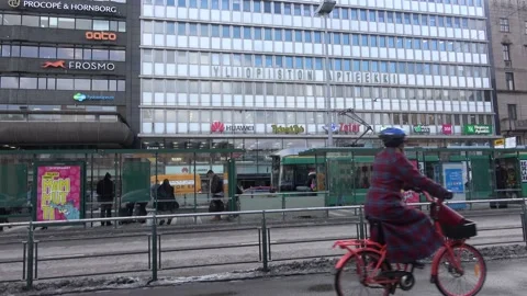 Downtown Helsinki Video stock 146580613