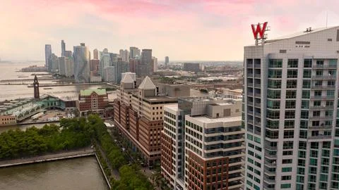 Downtown Hoboken Stock Photos
