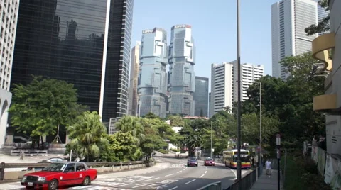 Downtown Hong Kong Stock Footage 1044666