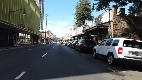 Downtown Honolulu 動画素材 120102256