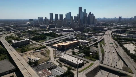 Downtown Houston Stock Footage 217415555