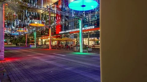 Downtown Houston Hyper Lapse in 4K Stock Footage 83930743