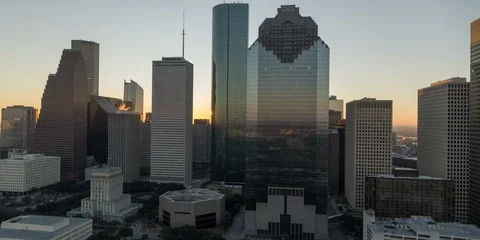 Downtown Houston Push In 6K 스톡 동영상 124865101