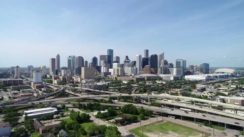 Downtown Houston, Texas, USA Drone Skyli... | Video | Pond5
