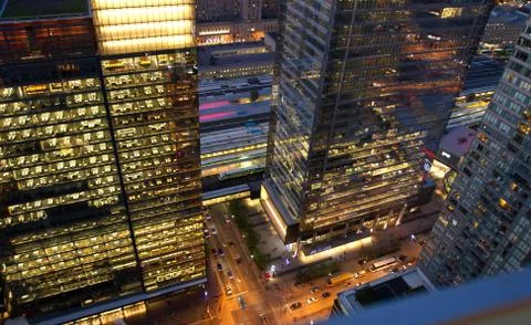 Downtown Intersection Stock Photos