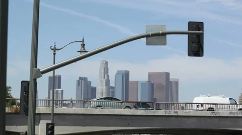 Downtown LA 11 HD Vídeo Stock 3476159