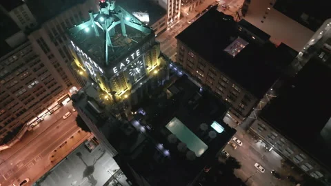 Downtown LA 40 Stock Footage 225377565