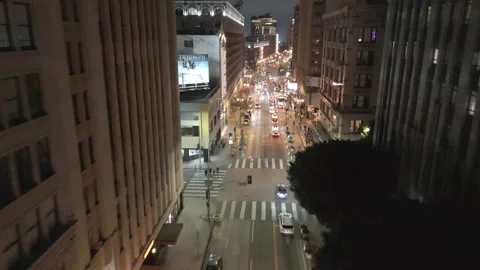 Downtown LA 44 Stock Footage 225374758
