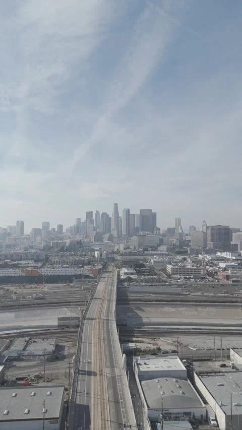 Downtown la 4st bridge 8 Stock-Footage 263834149