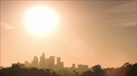 Downtown LA Time-lapse Stock Footage 46832194