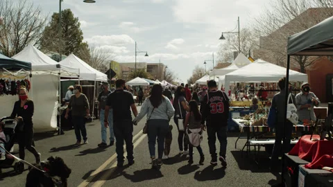 Downtown Las Cruces Stockbeeldmateriaal 154279247