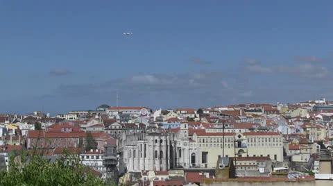 Downtown Lisbon Stock Footage 24846185