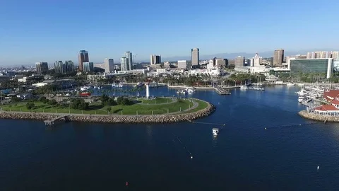 Downtown Long Beach Stock Footage 70819620