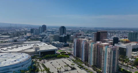 Downtown Long Beach Stock Footage 196936022