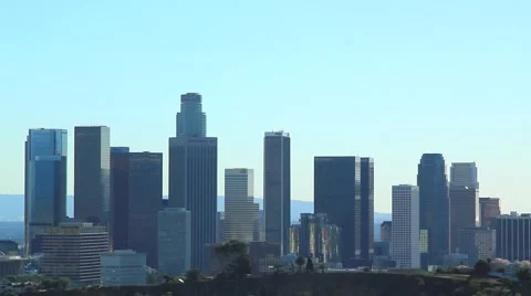 DOWNTOWN LOS ANGELES A4 Stock Footage 926331