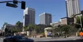 Downtown Los Angeles Busy City Center Street Cars Passing Intersection Crossroad 4k or 4k+ Resolution