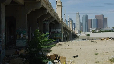 DOWNTOWN LOS ANGELES CITY Stock Footage