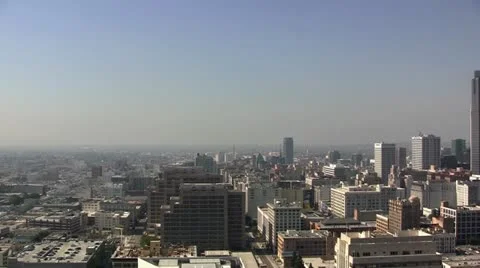 Downtown Los Angeles Stock Footage 12680915