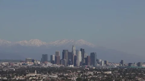 Downtown Los Angeles Stock Footage 47304413