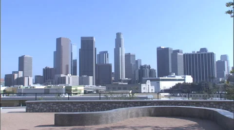 Downtown Los Angeles Stock Footage 52801871