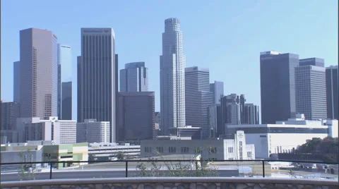 Downtown Los Angeles Stock Footage 52801880